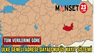 ÜLKE GENELİ ADRESE DAYALI NUFÜS KAYIT SİSTEMİ