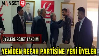 YENİDEN REFAH PARTİSİNE YENİ ÜYELER
