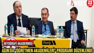 AĞIN'DA "ÖĞRETMEN AKADEMİLERİ" PROGRAMI DÜZENLENDİ