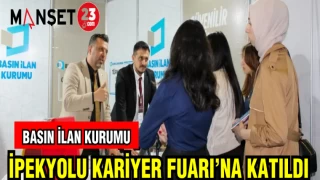 BASIN İLAN KURUM İPEKYOLU KARİYER FUARINA KATILDI