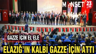 ELAZIĞ'IN KALBİ GAZZE İÇİN ATTI