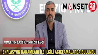 MEMUR-SEN TEMSİLCİSİ BAHŞİ:TÜİK ENFLASYON RAKAMLARI İLE İLGİLİ AÇIKLAMALARDA BULUNDU
