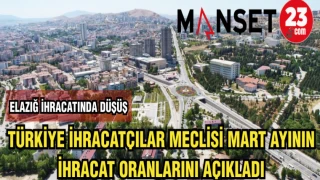 TÜRKİYE İHRACATÇILAR MECLİSİ MART AYININ İHRACAT ORANLARINI AÇIKLADI