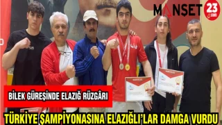 TÜRKİYE ŞAMPİYONASINA ELAZIĞLI'LAR DAMGA VURDU