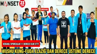 WUSHU KUNG-FUDA ELAZIĞ'DAN DERECE ÜSTÜNE DERECE