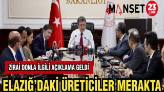 ZİRAİ DONLA İLGİLİ AÇIKLAMA GELDİ: ELAZIĞ'DAKİ ÜRETİCİLER MEREKTA