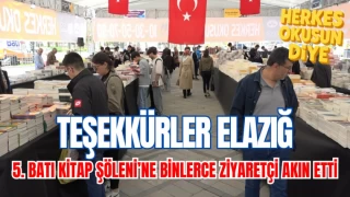 5. BATI KİTAP ŞÖLENİ'NE BİNLERCE ZİYARETÇİ AKIN ETTİ