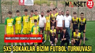 5X5 SOKAKLAR BİZİM FUTBOL TURNUVASI
