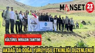 AKDAĞ'DA DOĞA YÜRÜYÜŞÜ ETKİNLİĞİ DÜZENLENDİ