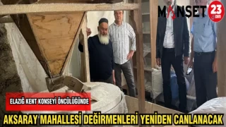 AKSARAY MAHALLESİ DEĞİRMENLERİ YENİDEN CANLANACAK