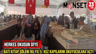 BATI KİTAP ŞÖLENİ BU YIL 5. KEZ KAPILARINI OKUYUCULARINA AÇTI