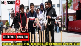 ÇOCUKLAR GELENEKSEL OYUN TIRI'NIN DÜZENLEDİĞİ ETKİNLİKLERDE DOYASIYA EĞLENDİ