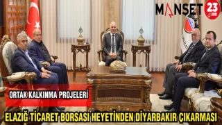 ELAZIĞ TİCARET BORSASI HEYETİNDEN DİYARBAKIR ÇIKARMASI