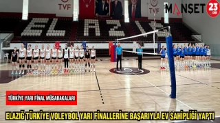 ELAZIĞ TÜRKİYE VOLEYBOL YARI FİNALLERİNE BAŞARIYLA EV SAHİPLİĞİ YAPTI