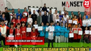 ELAZIĞ'DA 13 İLDEN 45 TAKIM BULUŞARAK HEDEF İÇİN TER DÖKTÜ
