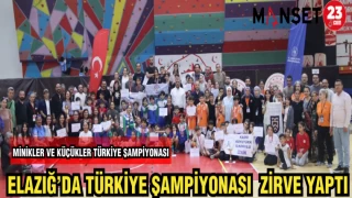ELAZIĞ'DA TÜRKİYE ŞAMPİYONASI ZİRVE YAPTI