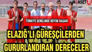 ELAZIĞ’LI GÜREŞÇİLERDEN GURURLANDIRAN DERECELER