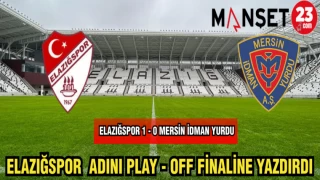 ELAZIĞSPOR ADINI PLAY - OFF FİNALİNE YAZDIRDI
