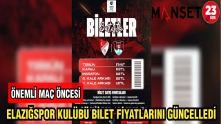 ELAZIĞSPOR KULÜBÜ BİLET FİYATLARINI GÜNCELLEDİ