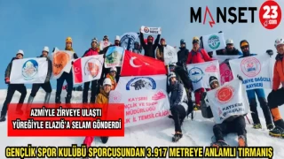 GENÇLİK SPOR KULÜBÜ SPORCUSUNDAN 3.917 METREYE ANLAMLI TIRMANIŞ