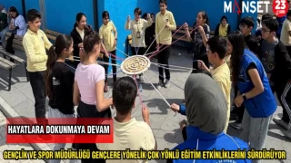 GENÇLİK VE SPOR MÜDÜRLÜĞÜ GENÇLERE YÖNELİK ÇOK YÖNLÜ EĞİTİM ETKİNLİKLERİNİ SÜRDÜRÜYOR
