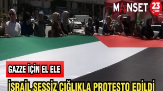 İSRAİL SESSİZ ÇIĞLIKLA PROTESTO EDİLDİ