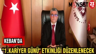 KEBAN'DA "1.KARİYER GÜNÜ" ETKİNLİĞİ DÜZENLENECEK