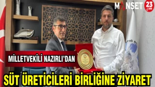 MİLLETVEKİLİ NAZIRLI'DAN SÜT ÜRETİCİLERİNE ZİYARET