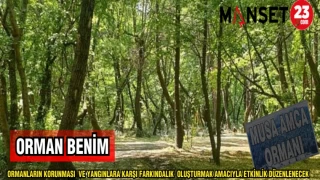 ORMANLARIN KORUNMASI VE YANGINLARA KARŞI FARKINDALIK OLUŞTURMAK AMACIYLA ETKİNLİK DÜZENLENECEK