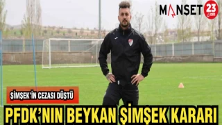 PFDK'NIN BEYKAN ŞİMŞEK KARARI