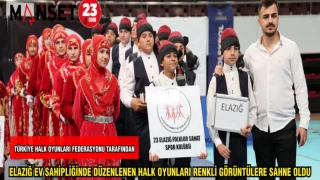 THOF TARAFINDAN ELAZIĞ EV SAHİPLİĞİNDE DÜZENLENEN HALK OYUNLARI RENKLİ GÖRÜNTÜLERE SAHNE OLDU