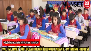 VALİ MEHMET LÜTFULLAH BİLGİN İLKOKULU'NDAN E-TWİNNİNG PROJESİ