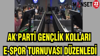 AK PARTİ GENÇLİK KOLLARI E-SPOR TURNUVASI DÜZENLENDİ