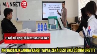 ARI HASTALIKLARINA KARŞI YAPAY ZEKA DESTEKLİ ÇÖZÜM ÜRETTİ