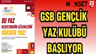 GSB GENÇLİK YAZ KULÜBÜ BAŞLIYOR