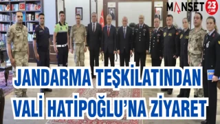 JANDARMA TEŞKİLATINDAN VALİ HATİPOLU'NA ZİYARET