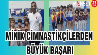 MİNİK CİMNASTİKÇİLERDEN BÜYÜK BAŞARI