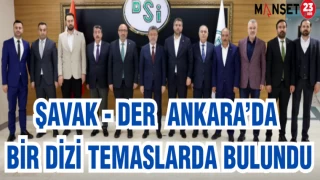 ŞAVAK-DER ANKARA'DA BİR DİZİ TEMASLARDA BULUNDU