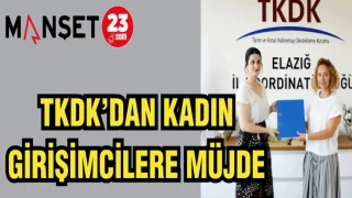 TKDK'DAN KADIN GİRİŞİMCİLERE MÜJDE