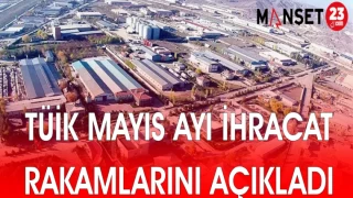 TÜİK MAYIS AYI İHRACAT RAKAMLARINI AÇIKLADI