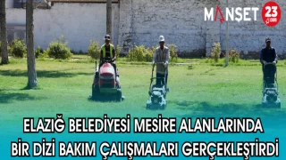 ELAZIĞ BELEDİYESİ MESİRE ALANLARINDA BİR DİZİ BAKIM ÇALIŞMALARI GERÇEKLEŞTİRDİ