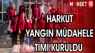 HARKUT YANGIN MÜDAHELE TİMİ KURULDU