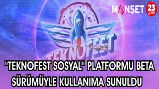 "TEKNOFEST SOSYAL" PLATFORMU BETA SÜRÜMÜYLE KULLANIMA SUNULDU