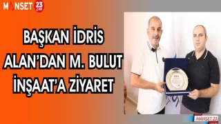 Başkan İdris Alan’dan M. Bulut İnşaat’a Ziyaret