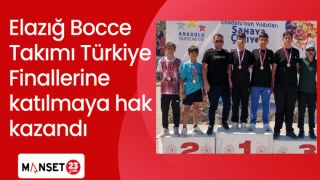 Elazığ Bocce Takımı Türkiye Finallerine katılmaya hak kazandı