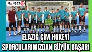 ELAZIĞ ÇİM HOKEYİ SPORCULARIMIZDAN BÜYÜK BAŞARI