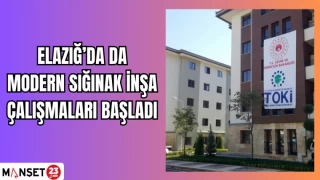 Elazığ’da da modern sığınak inşa çalışmaları başladı