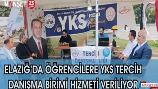 Elazığ’da öğrencilere YKS Tercih Danışma Birimi hizmeti veriliyor
