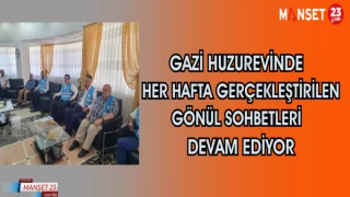 Gazi Huzurevinde her hafta gerçekleştirilen gönül sohbetleri devam ediyor