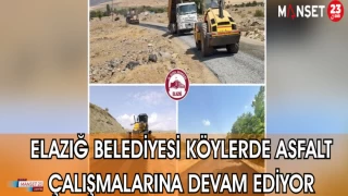 İL ÖZEL İDARE KÖYLERDE ASFALT ÇALIŞMALARINA DEVAM EDİYOR